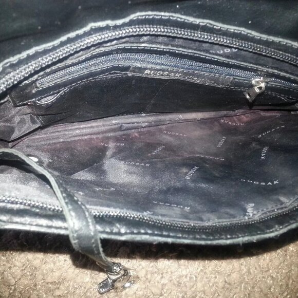 RUDSAK - Black Leather Clutch-Buttery Soft Leather-Gorgeous! Excellent Condition - Picture 5 of 5